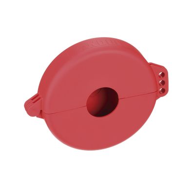 dispositivo de bloqueo loto para válvulas de compuerta, para diámetros de 3 a 6.5", color rojo dispositivo de bloqueo loto para válvulas de compuerta, para diámetros de 3 a 6.5", color rojo