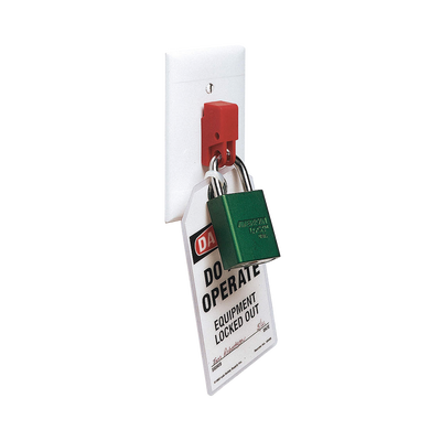 dispositivo de bloqueo loto para interruptores eléctricos de palanca, de 15.2 x 22.3 mm, color rojo dispositivo de bloqueo loto para interruptores eléctricos de palanca, de 15.2 x 22.3 mm, color rojo