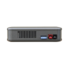 inversor de corriente 120w, ent: 12 vcc, sal: 120 vca, de uso 24/7 para domos ptz