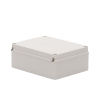 gabinete de plástico ip55 (190 x 240 x 95 mm). protección emi. para instalaciones comerciales, residenciales e industriales. incluye tornillería para su tapa.