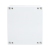 gabinete de poliéster ip65 uso en intemperie (250 x 300 x 140 mm) con placa trasera interior de plástico (incluye chapa y llave).
