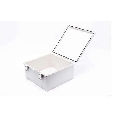 gabinete de plástico abs, uso en intemperie ip66 (300 x 300 x 180 mm) cierre por broche inoxidable y permite cerrado con candado y llave (perno 5mm) no incluido gabinete de plástico abs, uso en intemperie ip66 (300 x 300 x 180 mm) cierre por broche inoxidable y permite cerrado con candado y llave (perno 5mm) no incluido