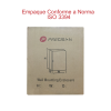 gabinete de acero ip66 uso en intemperie (300 x 400 x 200 mm) con placa trasera interior de metal y compuerta inferior atornillable (incluye chapa y llave t).