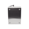 gabinete de acero inoxidable ip66 uso en intemperie (300 x 400 x 200 mm) con placa interna galvanizada.