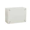 gabinete de acero ip66 uso en intemperie (500 x 300 x 300 mm) con placa trasera interior metálica y compuerta inferior atornillable (incluye chapa y llave t). ideal para centros de carga y tableros de control