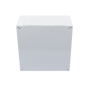 gabinete de acero ip66 uso en intemperie (600 x 600 x 300 mm) con placa trasera interior metálica y compuerta inferior atornillable (incluye chapa y llave t).