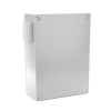 gabinete ventilado de acero ip55 uso en exterior (600 x 800 x 300 mm) con placa trasera interior metálica y compuerta inferior atornillable. incluye ventilador, ventilas, filtros, chapas y llave t.