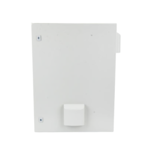 gabinete ventilado de acero ip55 uso en exterior (600 x 800 x 300 mm) con placa trasera interior metálica y compuerta inferior atornillable. incluye ventilador, ventilas, filtros, chapas y llave t.