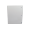 gabinete de acero ip66 uso en intemperie (800 x 1000 x 300 mm) con placa trasera interior metálica y compuerta inferior atornillable (incluye chapas y llaves t).