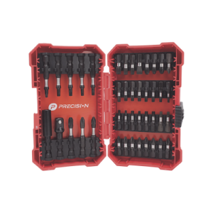 juego de 42 puntas para taladro + estuche (entrada hex. 1/4")