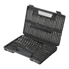 juego de 208 puntas para taladro entrada hexagonal 1/4". incluye estuche.
