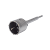 broca pasamuros sds, sacabocado para concreto de 65mm con extensión de 220mm