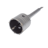 broca pasamuros sds, sacabocado para concreto de 65mm con extensión de 220mm