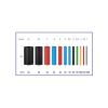 850 tubos termoencogibles (termofit) 2:1, de 12 diferentes medidas