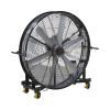 ventilador industrial móvil ultra silencioso de 1.5 m y 127 vca, ideal para almacenes, hangares, líneas de producción, gimnasios