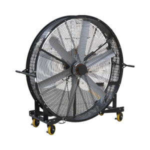 ventilador industrial móvil ultra silencioso de 1.5 m y 127 vca, ideal para almacenes, hangares, líneas de producción, gimnasios
