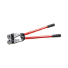 pinza para ponchar o crimpar terminales para cables de calibres 8 awg a 4/0 awg