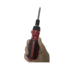 desarmador 6 en 1 con mango de agarre plástico (torx #10 y #20, hexagonal #5, ph0, ph2, plana #5)
