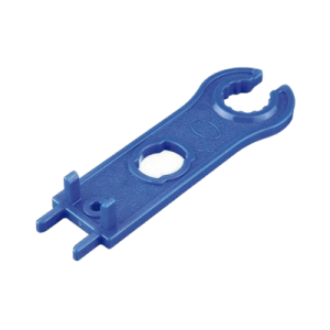 llave plástica para ajuste y armado de conectores mc4