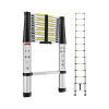 escalera telescópica de aluminio de 3.8 metros de altura