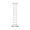 escalera multiposiciones de aluminio de 3.52 metros, soporta 150 kg