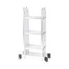 escalera multiposiciones de aluminio de 3.52 metros, soporta 150 kg