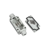 caja de conexión exterior con terminales intermedias para 3 líneas (tornillo simple). incluye glándulas.