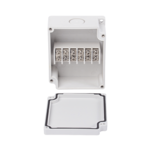 cajas de interconexión con 6 terminales. de 91 x 75 x 43 mm