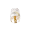 adaptador unidapt hembra a uhf macho (pl 259). plata / oro / teflón.