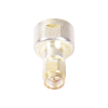adaptador unidapt hembra a sma macho, plata / oro / teflón.