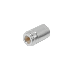 adaptador unidapt hembra a n hembra. plata / oro / teflón.