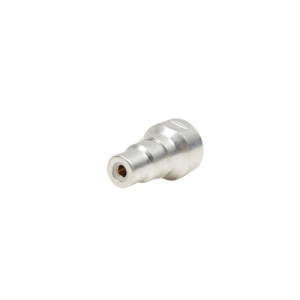 adaptador unidapt hembra a rca hembra, plata / oro / teflón.