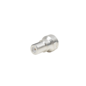 adaptador unidapt hembra a f hembra. plata / oro / teflón.