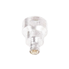 adaptador unidapt hembra a conector smb plug (pin hembra), plata/ oro/ teflón.