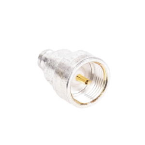 adaptador unidapt hembra a conector smb plug (pin hembra), plata/ oro/ teflón.