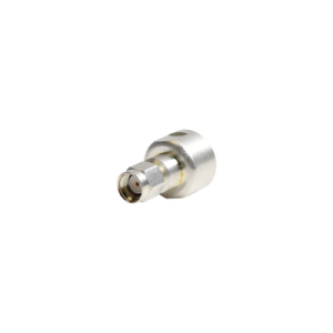 adaptador unidapt hembra a sma macho inverso. plata / oro / teflón.