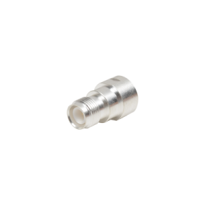 adaptador unidapt hembra a tnc hembra inverso. plata / oro / teflón.