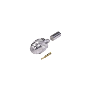 adaptador/conector unidapt macho de anillo plegable para cable rg 58/u.