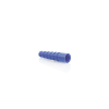 soporte azúl de alivio a tensión en conectores y cables tipo rg 58/u, rg 142/u, lmr 195.