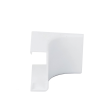 esquinero interior blanco de pvc auto extinguible, para canaleta pt48 (6120 01002