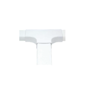 sección en "t" color blanco de pvc auto extinguible, para canaleta pt48 (6140 01002)