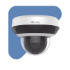 mini domo ptz ip 4 megapixel / 4x zoom / h.265+ / 20 mts ir exir / wdr 120db / poe / ik10 / exterior ip66 / ultra baja iluminación / micrófono integrado / poe