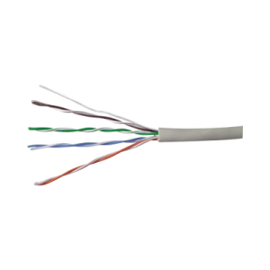 bobina de cable utp 305 m. de cobre, pannet, gris, categoría 5e (24 awg), pvc (cm), de 4 pares