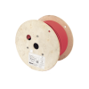 bobina de cable utp de 4 pares, vari matrix, cat6a, 23 awg, lszh (libre de gases tóxicos), color rojo, 305m