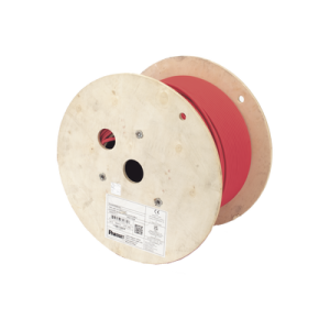 bobina de cable utp de 4 pares, vari matrix, cat6a, 23 awg, lszh (libre de gases tóxicos), color rojo, 305m