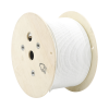 bobina de cable utp de 4 pares, vari matrix, cat6a, 23 awg, lszh (libre de gases tóxicos), color blanco, 305m