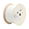 bobina de cable utp de 4 pares, vari matrix, cat6a, 23 awg, lszh (libre de gases tóxicos), color blanco, 305m