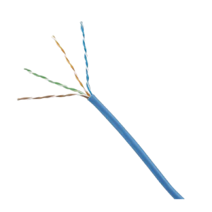 bobina de cable utp 305 m. de cobre, tx5e™ pannet, azul, categoría 5e, 24 awg, cmp (plenum), de 4 pares