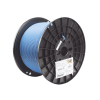 bobina de cable utp de 4 pares, vari matrix, cat6a, 23 awg, cmr (riser), color azul, 305m