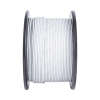bobina de cable utp de 4 pares, vari matrix, cat6a, 23 awg, cmr (riser), color gris, 305m